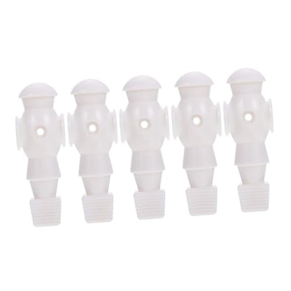 PRETYZOOM 5Pcs Table Football Players Replacement Figurines Resin Foosball Men Accessories for Tabletop Game Football Machine Parts