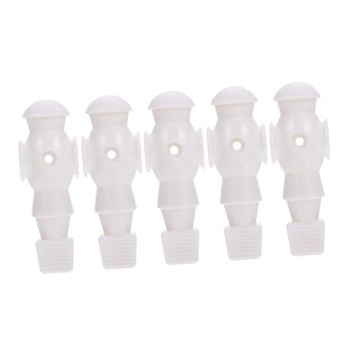PRETYZOOM 5Pcs Table Football Players Replacement Figurines Resin Foosball Men Accessories for Tabletop Game Football Machine Parts