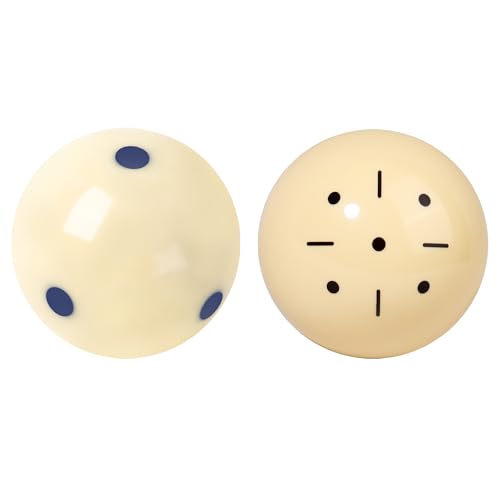 GSE Games & Sports Expert Billiard Practice Training Cue Ball, AAA-Grade PRO Cup Standard Pool Billiard Cue Ball (6 oz 2-1/4" Several Colors Available) - color: Black & Blue