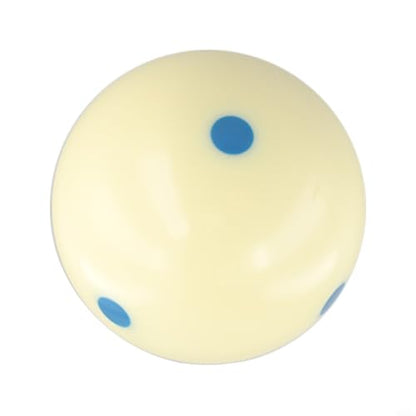 Blue 6 Dot Spot Pool Cue Ball for Billiard Practice Training, Standard 2-1/4 Inch 6 Oz Resin Roundness Ball for Home Game Room Use(Blue) - color: Blue