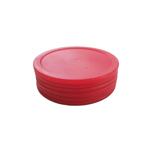 5 Pack 2.36-Inch (60mm) Lightweight Mini Air Hockey Pucks - Durable 3mm Thick Replacement Pucks for Small Air Hockey Tables - 0.19oz (5.5g) Pucks for Fast Mini Gameplay