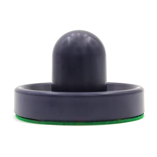 4 Pcs Air Hockey Pushers with 8 Pcs Pucks, Paddles & Goal Handles - Replacement Accessories for Game Tables - color: Red Black