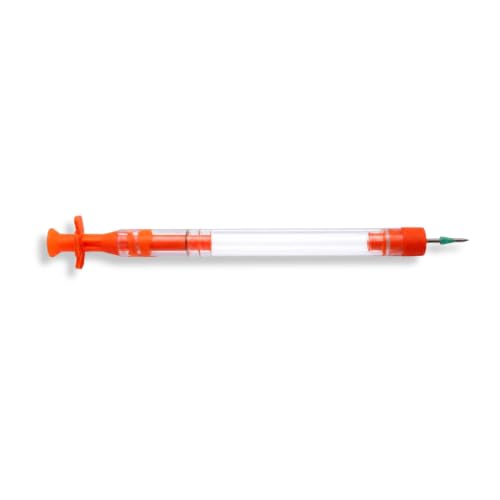 Standard Model - 7.5cc | 1-1/2in Length Configuration -Box of 24 | Livestock Field Applicators | Transparent Polycarbonate Field Applicators | Compatible with Select Field Equipment | Empty - size: 7.5cc, style: 1-1/2"