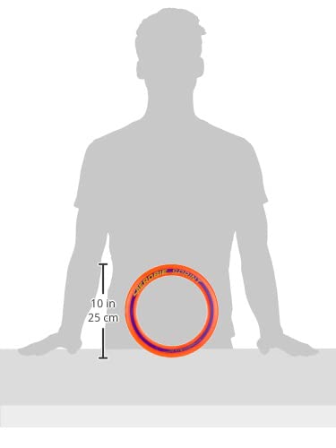 Aerobie Sprint Flying Ring, throw ring, 25.4 cm Diameter, Orange - color: Orange
