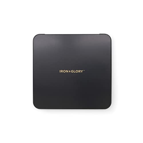 Iron And Glory | Magnetic Travel Chess Set | Mini Chess Sets | Travel Essentials & Games for Adults | Black and Gold Chess Board with Case | Travel Games with Magnetic Board - color: Travel Chess