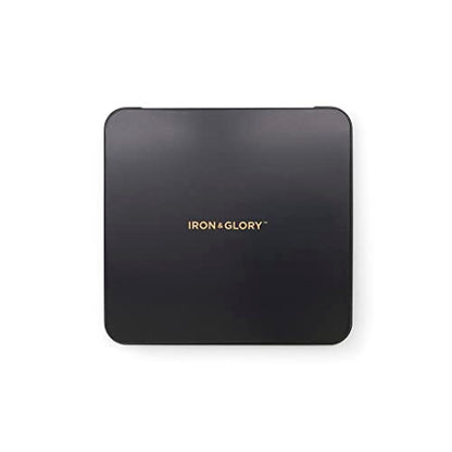 Iron And Glory | Magnetic Travel Chess Set | Mini Chess Sets | Travel Essentials & Games for Adults | Black and Gold Chess Board with Case | Travel Games with Magnetic Board - color: Travel Chess