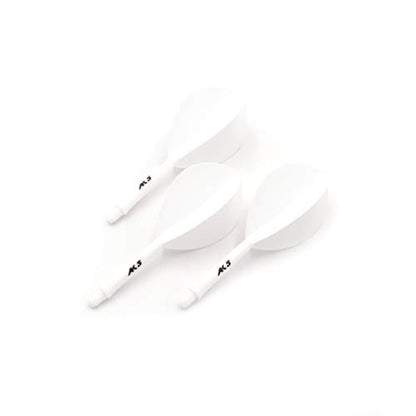 CUESOUL ROST Integrated Dart Shaft and Dart Flight Standard/Slim/Diamond/Big Wing/Tear/Diamond - color: 28mm-Tear Shape-White Skull