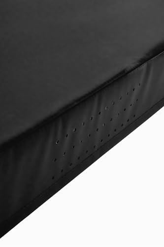 We Sell Mats Bifolding Gymnastics Crash Landing Mat Pad, Safety for Tumbling, Back Handspring Training and Cheerleading - color: Black, size: 4 ft x 4 ft x 4 Inch