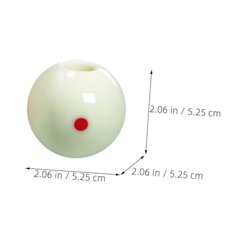 1Set Reusable Billiard Training Ball Pool Cue Ball with Dots Pattern for Skill Improvement for All Levels Billiard Practice Equipment