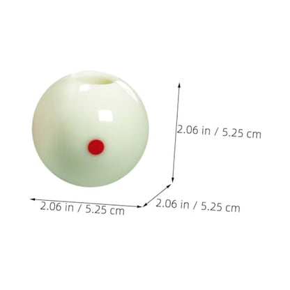 1Set Reusable Billiard Training Ball Pool Cue Ball with Dots Pattern for Skill Improvement for All Levels Billiard Practice Equipment