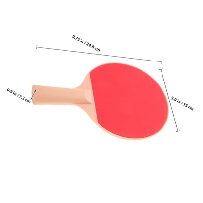 BESPORTBLE Plastic Elasticity Table Tennis Set with Paddles and Yellow Pong Balls Outdoor Professional Racket Kit for Accurate Shots and Control Lightweight Table Tennis Equipment for Sport