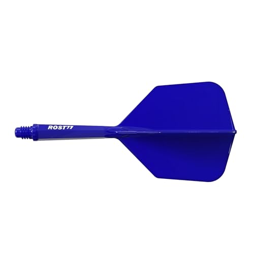 CUESOUL ROST 77 Integrated Dart Shaft and Flight Big Wing Shape,Set of 3 - color: Mixed Color, size: M-28mm