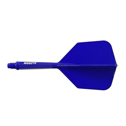CUESOUL ROST 77 Integrated Dart Shaft and Flight Big Wing Shape,Set of 3 - color: Mixed Color, size: M-28mm
