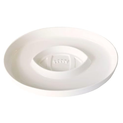 Football Bowl - Porcelain Serving Platter for Bread with Olive Oil, Chip and Dip Serving Set, Charcuterie Dish for Football Parties and Tailgating