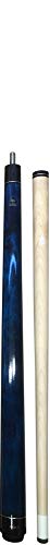 ASKA Short Kids Cue Stick, Canadian Hard Rock Maple, 13mm Hard Tip - color: 36-inches Blue, No Wrap (LECN36)