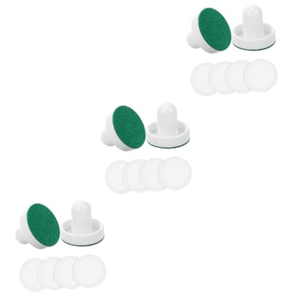Toddmomy Air Hockey Air Hockey Pucks Ice Hockey Pushers Table Ice Hockey Supplies Ice Hockey Paddles Hockey Table