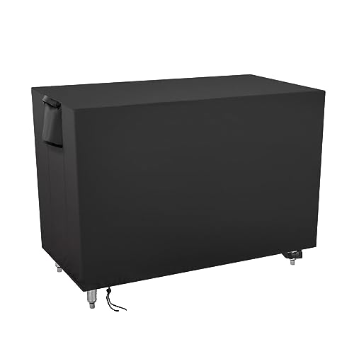Outdoor Prep Table Cover 28 Inch,Waterproof Patio Outdoor Stainless Steel Metal Grill BBQ Table Cart Cover Dustproof Windproof All Season Pretection for Outdoor Table - 28 x 18 x 35 Inch