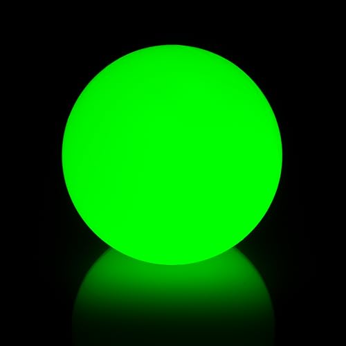 Playaboule Glow in The Dark LED Day Night Lighted Bocce Ball Set Choose 107mm or 85mm - style: 85mm V5 Travel / Backyard Size
