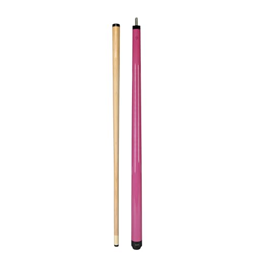 ASKA Short Kids Cue LCS, Canadian Hard Rock Maple Billiard Pool Cue Stick - color: 48-Inches, Pink (SWP48P)