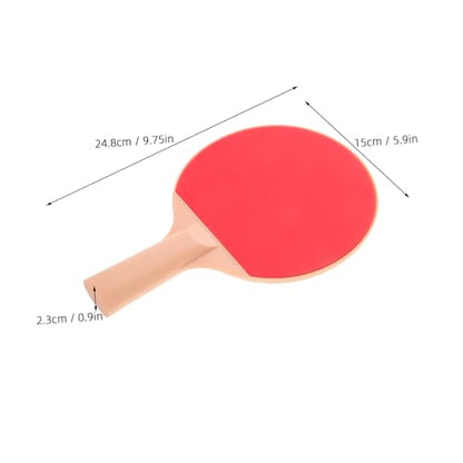 1 Set Outdoor Table Tennis Paddle Set Durable Rackets with Comfortable Grip Elastic Pong Balls for Competitive Play and Recreation