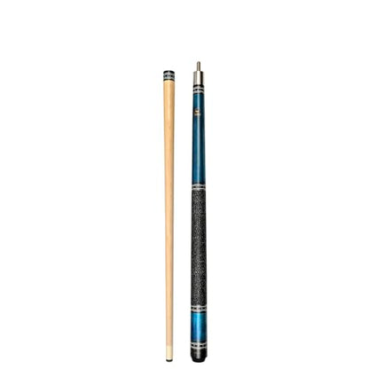 ASKA Pool Cue Stick – Irish Linen Wrap, Decorative Ring Design, Hard Rock Maple Shaft, 13 mm Hard Leather Tip, 5/16x18 Joint, Billiard Cue - size: 42"