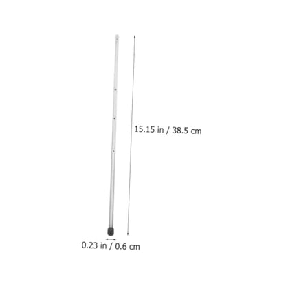 BESPORTBLE 3pcs Soccer Machine Pole Table Football Game Accessory Metal Operation Handle Replacement Rod Ergonomic Design