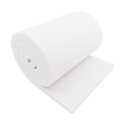 GoTo Foam 1" Height x 24" Width x 72" Length 36ILD (Semi-Firm) Upholstery Cushion Made in USA - color: Semi-firm, size: 1x24x72