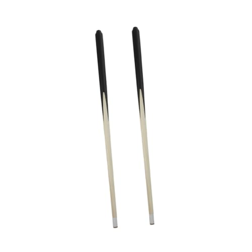 Abaodam 2Pcs Pool Cue for Lightweight Wooden Billiard Cue Sticks Portable Short Design for Easy Carrying for Beginners and Teens