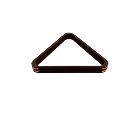 TEC Solid Wood Billiard 8-Ball Triangle / 9-Ball Diamond Pool Ball Racks for 2-1/4" Pool Balls