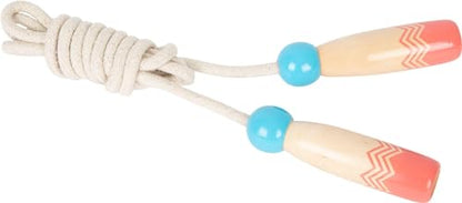 small foot 11872 Jump Rope Set Active Made of FSC 100%-Certified Wood, Set of 2 Exercise Toys for Ages 5+ Years - style: Skipping rope