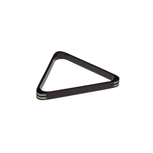 TEC Solid Wood Billiard 8-Ball Triangle / 9-Ball Diamond Pool Ball Racks for 2-1/4" Pool Balls