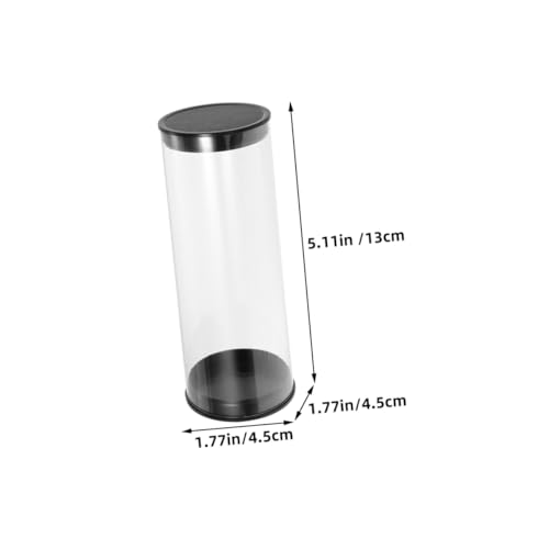 Happyyami 8 Pcs Golf Barrel Golfing Ball Case Ball Case for Golfing Golfs Ball Case Golfs Ball Holder Clear - color: As Shownx4pcs, size: 13.00X4.50X4.50CMx4pcs