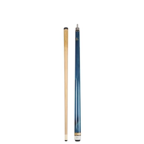 ASKA Short Kids Cue LCS, Canadian Hard Rock Maple Billiard Pool Cue Stick - color: 42 inches, Blue Wrapless (LCSN)