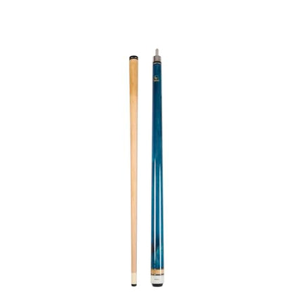 ASKA Short Kids Cue LCS, Canadian Hard Rock Maple Billiard Pool Cue Stick - color: 42 inches, Blue Wrapless (LCSN)