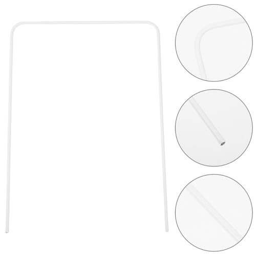 12 Pcs Metal Croquet Wickets Replacement Hoops with White Coating, Heavy Duty Outdoor Backyard Lawn Croquet Gates for Family Lawn Games