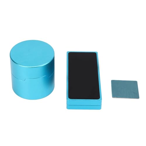 Magnetic Pool Chalk Holder Set,Aluminum Alloy Pool Cue Chalk Holder Case with Fixed Clip,Portable Snooker Billiard Chalk Box Accessories for Pants Pocket or Bag