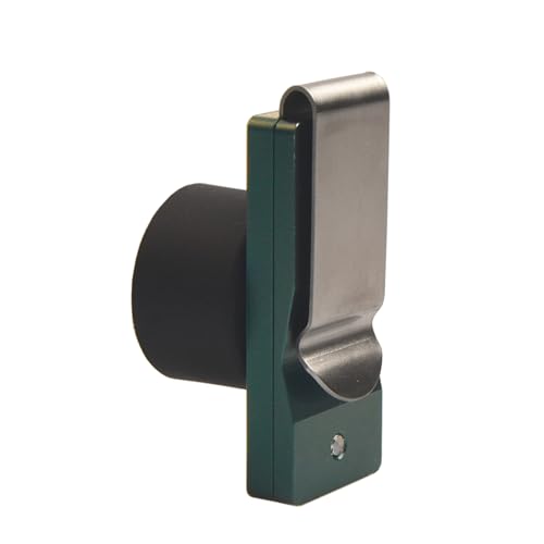 LAKE OF FIRE Chalk Holder Pool Billiards, Pool Cue Chalk Holder with Magnetic Belt Clip Snooker Billiard Accessories - color: Green, style: Round