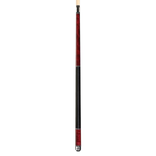Players Classic Birds-Eye Maple with Triple Silver Rings Cue - color: Crimson Red, size: 18 Ounce