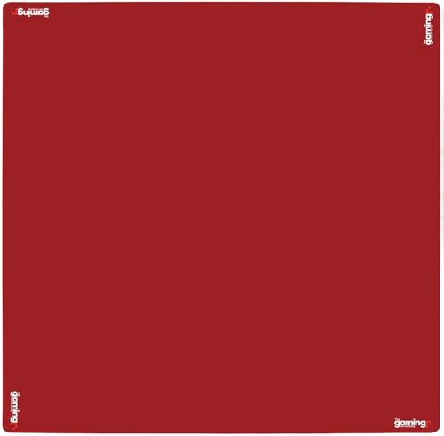 The Gaming Mat Company Poker, Dominoes, Bridge & Mahjong Table Mat- Oxblood 33" x 33" Premium Gaming Mat- Cards Playmat- Card Gaming Mat Table Top Cover Topper Card Game Mat Square Mahjong Table Cover - color: Oxblood