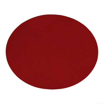 Round Felt Table 36-48 Inch Tables, Elastic Gaming Mat with Cashmere Texture, Waterproof Tablecloth Poker Board Games, Green(Red) - color: Red