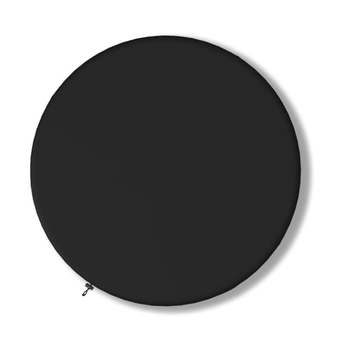 Dartboard Cover Outdoor Indoor Dartboard Protective Cover Waterproof Dustproof UV Resistant 24" D x 3" H Black