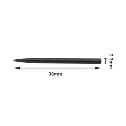 15pcs Dart Tips 2.3mm Dart Spare Points Nickel-Plated Iron Replacement Smooth Tips Metal Dart Points for Glide Spare Dart Points Black - color: 38mm