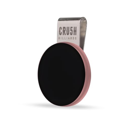 Ultra-Grip Magnetic Chalk Holder Clip - Neodymium Belt Clip for Secure Cue Chalk, Pool Stick Chalk Holder, Ideal for Billiards & Pool Accessories, Cue Stick Magnetic - color: Pink