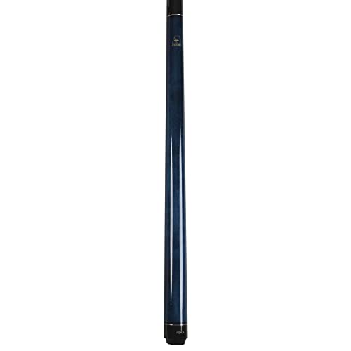 ASKA Short Kids Cue Stick, Canadian Hard Rock Maple, 13mm Hard Tip - color: 36-inches Blue, No Wrap (LECN36)
