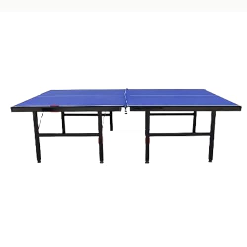 Weatherproof Outdoor Ping Pong Table, Competition Grade Indoor Outdoor Table Tennis Table with Mobile Wheels and Full Net Set - color: I
