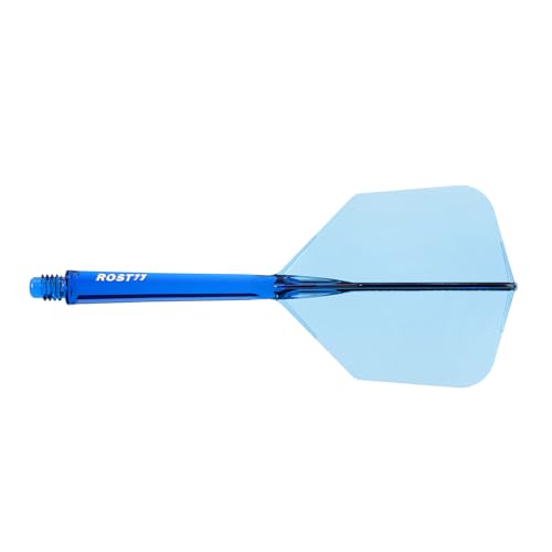 CUESOUL ROST 77 Integrated Dart Shaft and Flight Big Wing Shape,Set of 3 - color: Mixed Color with BBG, size: L-33mm