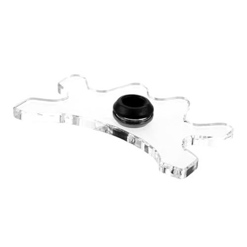 BESPORTBLE Freestanding Pool Cue Holder Rack Acrylic Billiard Cue Clamp for Pool Table Accessory