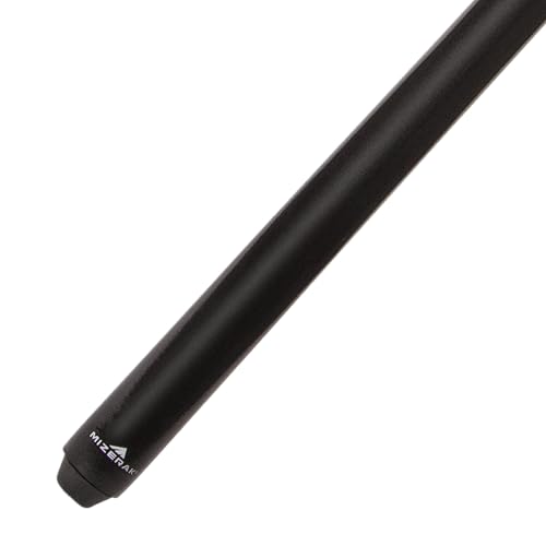 Mizerak 40" Shorty Pool Cue – One-Piece Hardwood Billiard Cue Stick with 12mm Leather Tip for Tight Spaces and Precison Shots