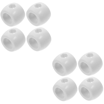 Abaodam 2sets Foosball Goal Rod Positioner Mini Plastic Stop Ring Replacement Parts for Soccer Table Game Rod Bearings 4pcs*2