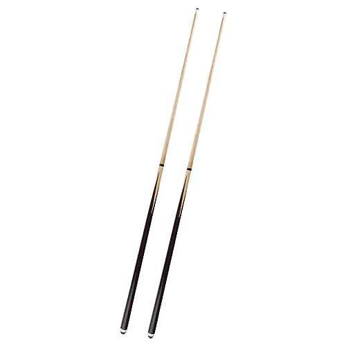 2-Piece Pool Cue Stick – 36″/42″/48″/58″ Wooden Billiard Cues, Standard & Heavy Options, 13mm Tip, Set of 2 or 4 – Beginner & Family Friendly - size: 58" set of 2